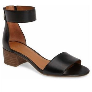 Franco Sarto Black Block Heels